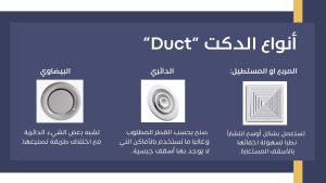 أنواع الدكت “Duct”